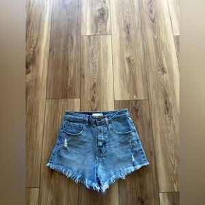 Tgla womens denim shorts size 25
